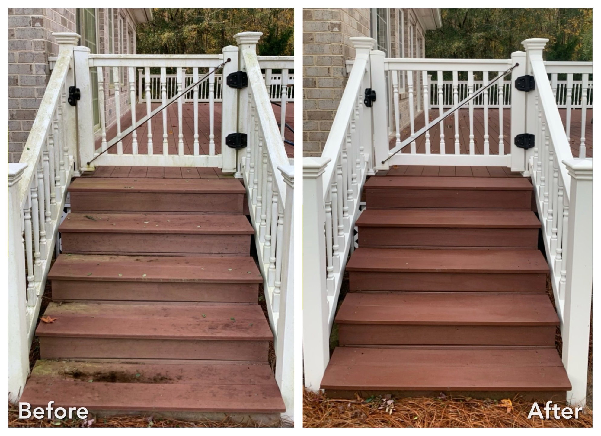 Outdoor surface cleaning