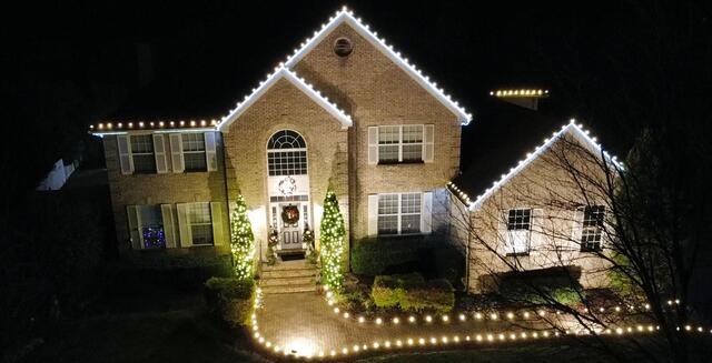 Holiday lights detail