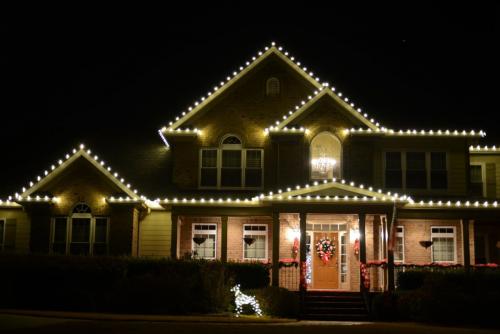 Christmas lights detail